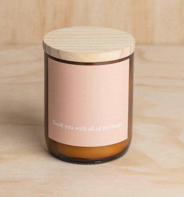 The Commonfolk Candle- Heartfelt Quote-Thankyou